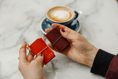 Mini Leather Journal Charm